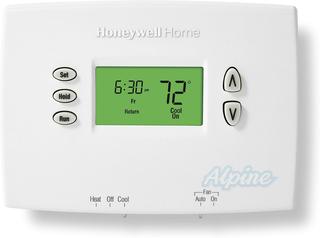 Photo of Honeywell TH2210DH1000 PRO 2000 Universal Programmable Thermostat - Two Stage Heat / One Stage Cool for Heat Pump Applications 51445