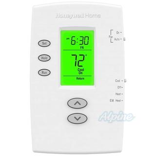 Photo of Honeywell TH2210DV1006 Pro 2000 Vertical Programmable Digital Thermostat - Two Stage Heat One Stage Cool for Heat Pump Applications 51433