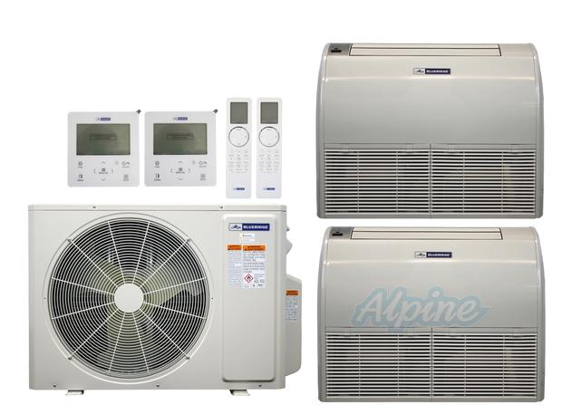 Photo of Blueridge BXM0Z24SC0-9FC-12FC 24000 BTU (2 Ton) 2-Zone 17 SEER2 Inverter R-32 XM0 Series Heat Pump System 64086