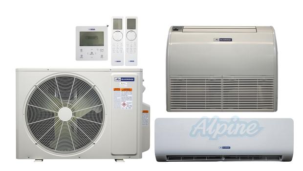 Photo of Blueridge BXM0Z24SC0-12FC-12WM 24000 BTU (2 Ton) 2-Zone 17 SEER2 Inverter R-32 XM0 Series Heat Pump System 64084