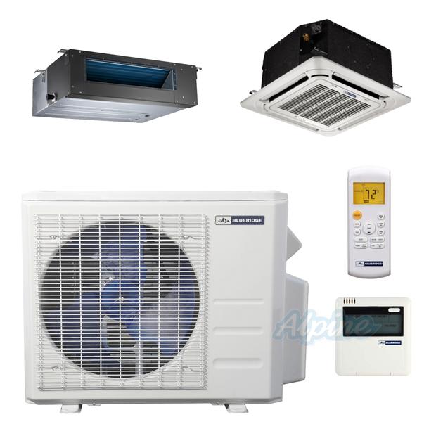 Photo of Blueridge BMM1820-9C-12D 18,000 BTU (1.5 Ton) 2-Zone 20 SEER2 Inverter R-410A XM1 Series Heat Pump Condenser System 31142