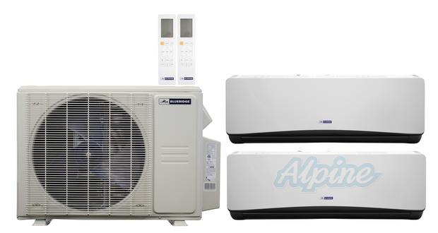 Photo of Blueridge BDM1A18SC0-6WM-9WM 18,000 BTU (1.5 Ton) 2-Zone DIY 23.9 SEER2 Inverter R-454B DM1 Series Heat Pump Condenser System 61520