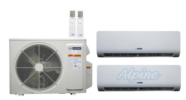 Photo of Blueridge BXM2Z18UC0-9WM-9WM 18,000 BTU (1.5 Ton) 2-Zone 21 SEER2 Inverter R-32 XM2 Series Heat Pump Ultra Cool/Ultra Heat System 61162