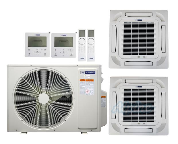 Photo of Blueridge BXM2Z24UC0-12CC8-12CC8 24,000 BTU (2 Ton) 2-Zone 21 SEER2 Inverter R-32 XM2 Series Heat Pump Ultra Cool/Ultra Heat System 61315