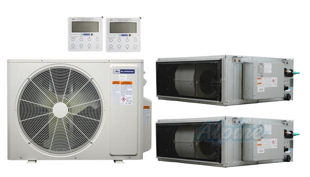 Photo of Blueridge BXM2Z24UC0-12CDH-12CDH 24,000 BTU (2 Ton) 2-Zone 18 SEER2 Inverter R-32 XM2 Series Heat Pump Ultra Cool/Ultra Heat System 61337