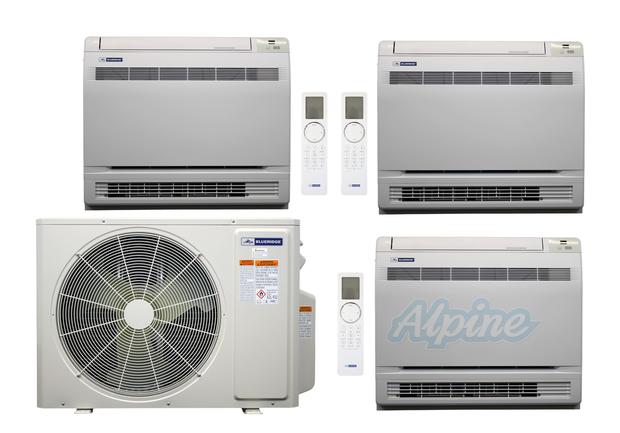 Photo of Blueridge BXM2Z24UC0-9LW-9LW-12LW 24,000 BTU (2 Ton) 3-Zone 21 SEER2 Inverter R-32 XM2 Series Heat Pump Ultra Cool/Ultra Heat System 61165