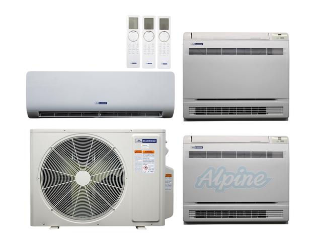 Photo of Blueridge BXM2Z24UC0-9WM-12LW-12LW 24,000 BTU (2 Ton) 3-Zone 21 SEER2 Inverter R-32 XM2 Series Heat Pump Ultra Cool/Ultra Heat System 61169