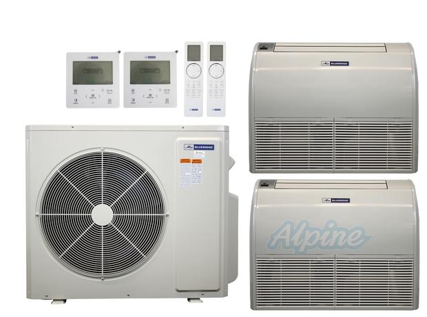 Photo of Blueridge BXM0Z36SC0-12FC-18FC 36000 BTU (3 Ton) 2-Zone 17 SEER2 Inverter R-32 XM0 Series Heat Pump System 64087