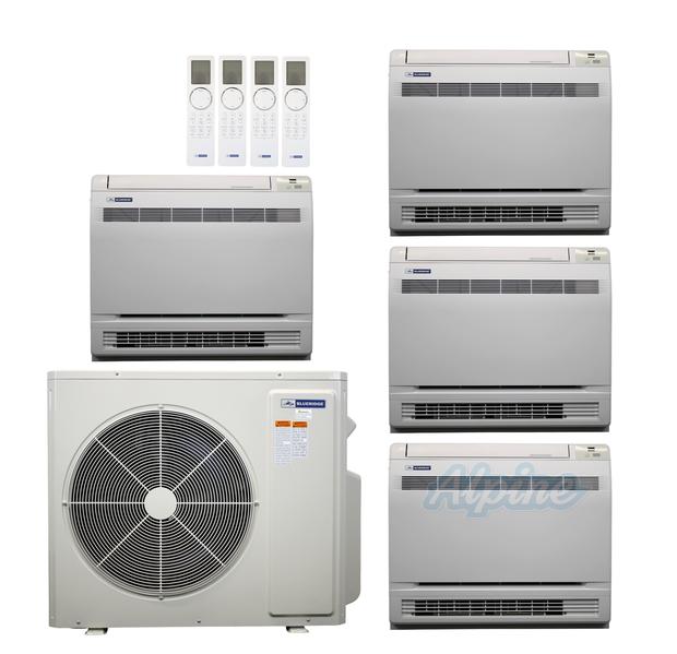 Photo of Blueridge BXM2Z42UC0-9LW-9LW-9LW-18LW 42,000 BTU (3.5 Ton) 4-Zone 21 SEER2 Inverter R-32 XM3 Series Heat Pump Ultra Cool/Ultra Heat System 61167