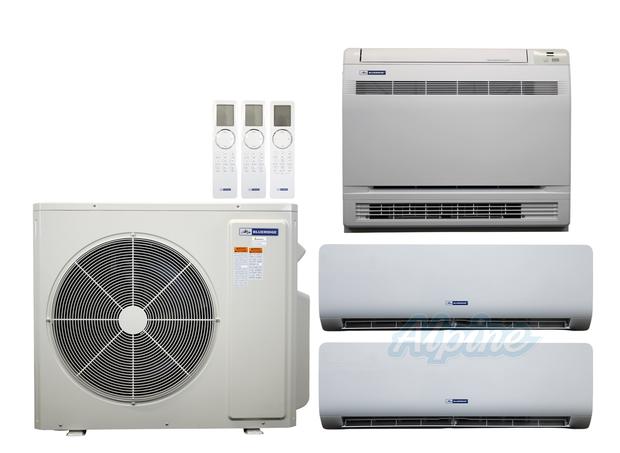 Photo of Blueridge BXM2Z42UC0-9LW-9WM-12WM 42,000 BTU (3.5 Ton) 3-Zone 21 SEER2 Inverter R-32 XM3 Series Heat Pump Ultra Cool/Ultra Heat System 61181