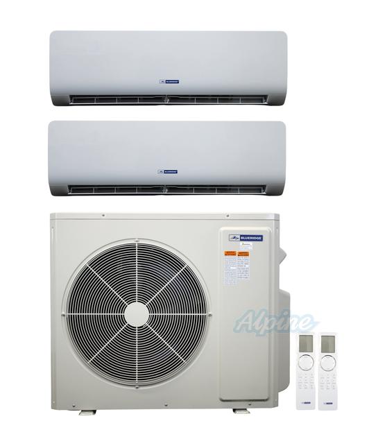 Photo of Blueridge BXM2Z36UC0-7WM-24WM 36,000 BTU (3 Ton) 2-Zone 21 SEER2 Inverter R-32 XM2 Heat Pump Ultra Cool/Ultra Heat System 61174