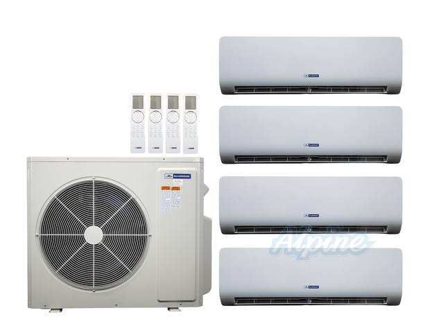 Photo of Blueridge BXM2Z30UC0-7WM-7WM-7WM-7WM 28,400 BTU (2.4 Ton) 4-Zone 21 SEER2 Inverter R-32 XM2 Heat Pump Ultra Cool/Ultra Heat System 61178