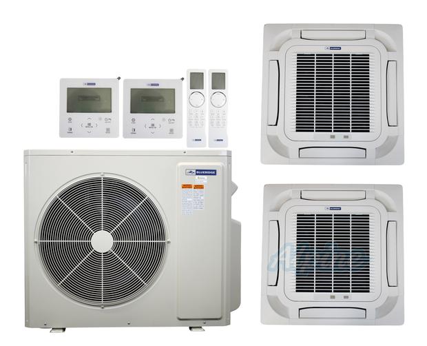 Photo of Blueridge BXM2Z42UC0-12CC8-12CC8 42,000 BTU (3.5 Ton) 2-Zone 21 SEER2 Inverter R-32 XM3 Series Heat Pump Ultra Cool/Ultra Heat System 61316