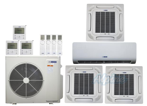 Photo of Blueridge BXM2Z30UC0-7WM-9CC8-9CC8-12CC8 28,400 BTU (2.4 Ton) 4-Zone 21 SEER2 Inverter R-32 XM2 Heat Pump Ultra Cool/Ultra Heat System 61325