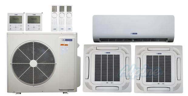 Photo of Blueridge BXM2Z48UC0-7WM-18CC8-18CC8 48,000 BTU (4 Ton) 3-Zone 21 SEER2 Inverter R-32 XM2 Heat Pump Ultra Cool/Ultra Heat System 61326