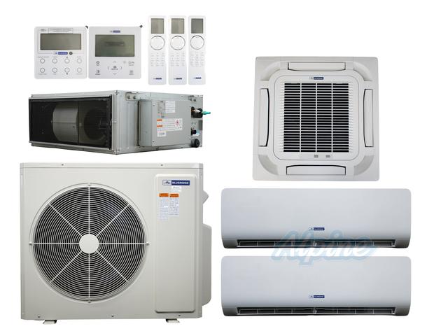 Photo of Blueridge BXM2Z48UC0-7WM-7WM-12CC8-18CDH 48,000 BTU (4 Ton) 4-Zone 19 SEER2 Inverter R-32 XM2 Heat Pump Ultra Cool/Ultra Heat System 61426