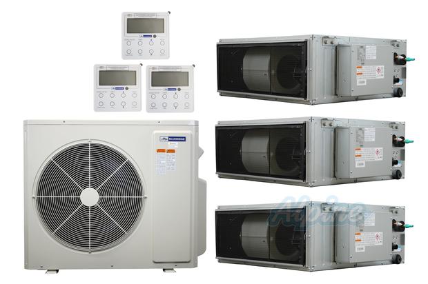 Photo of Blueridge BXM2Z36UC0-12CDH-12CDH-12CDH 36,000 BTU (3 Ton) 3-Zone 18 SEER2 Inverter R-32 XM2 Series Heat Pump Ultra Cool/Ultra Heat System 61342