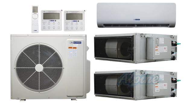 Photo of Blueridge BXM2Z48UC0-7WM-12CDH-18CDH 48,000 BTU (4 Ton) 3-Zone 19 SEER2 Inverter R-32 XM2 Heat Pump Ultra Cool/Ultra Heat System 61344