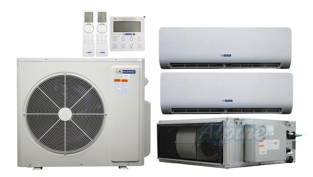 Photo of Blueridge BXM2Z48UC0-24CDH-24WM-24WM 48,000 BTU (4 Ton) 3-Zone 19 SEER2 Inverter R-32 XM2 Series Heat Pump Ultra Cool/Ultra Heat System 61349
