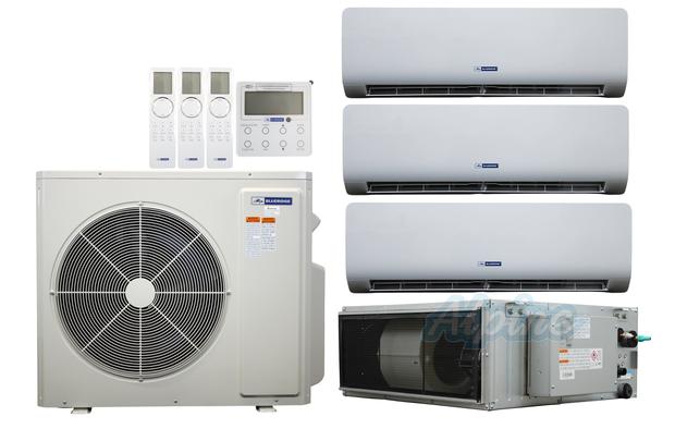 Photo of Blueridge BXM2Z48UC0-12CDH-12WM-12WM-12WM 48,000 BTU (4 Ton) 4-Zone 19 SEER2 Inverter R-32 XM2 Series Heat Pump Ultra Cool/Ultra Heat System 61348