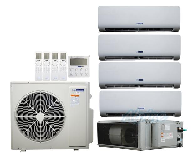 Photo of Blueridge BXM2Z48UC0-7WM-7WM-12CDH-12WM-12WM 48,000 BTU (4 Ton) 5-Zone 19 SEER2 Inverter R-32 XM2 Heat Pump Ultra Cool/Ultra Heat System 61347