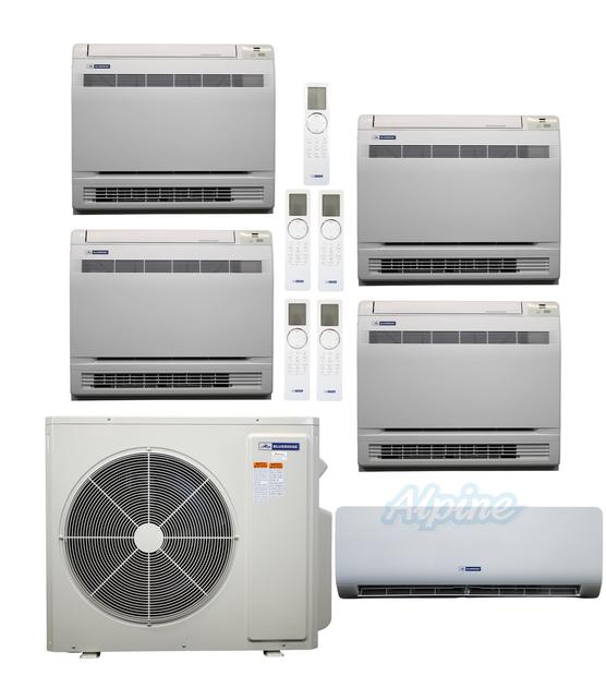 Photo of Blueridge BXM2Z42UC0-7WM-9LW-9LW-12LW-12LW 42,000 BTU (3.5 Ton) 5-Zone 21 SEER2 Inverter R-32 XM2 Heat Pump Ultra Cool/Ultra Heat System 61406