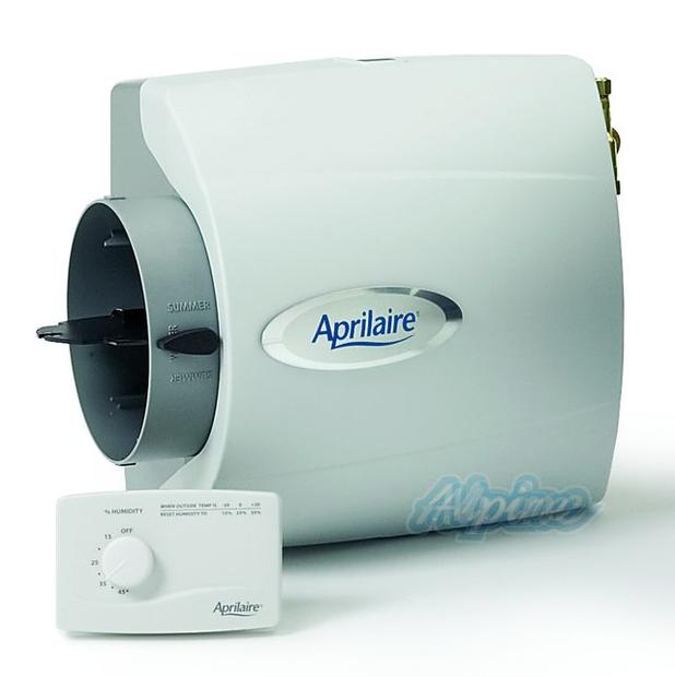 Photo of Aprilaire 400M 24V Drainless Bypass Humidifier with Manual Control and Humidity Readout 24583