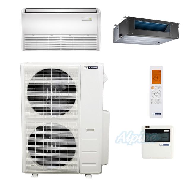 Photo of Blueridge BMM4821-12D-24F 48,000 BTU (4 Ton) 2-Zone 20.8 SEER2 Inverter R-410A XM1 Series Heat Pump Condenser System 51797
