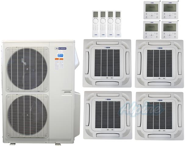 Photo of Blueridge BXM2Z55UC0-9CC8-12CC8-18CC8-24CC8 55000 BTU (4.58 Ton) 4-Zone 21 SEER2 Inverter R-32 XM2 Series Heat Pump Ultra Cool/Ultra Heat System 63970