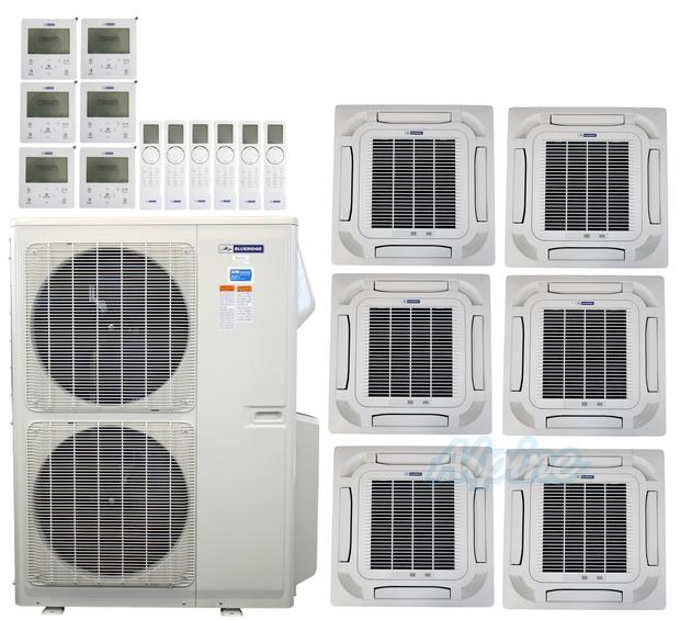 Photo of Blueridge BXM2Z55UC0-9CC8-9CC8-9CC8-9CC8-12CC8-18CC8 55000 BTU (4.58 Ton) 6-Zone 21 SEER2 Inverter R-32 XM2 Series Heat Pump Ultra Cool/Ultra Heat System 63978
