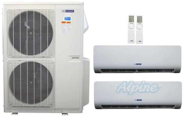 Photo of Blueridge BXM2Z55UC0-18WM-24WM 55000 BTU (4.58 Ton) 2-Zone 21 SEER2 Inverter R-32 XM2 Series Heat Pump Ultra Cool/Ultra Heat System 63960