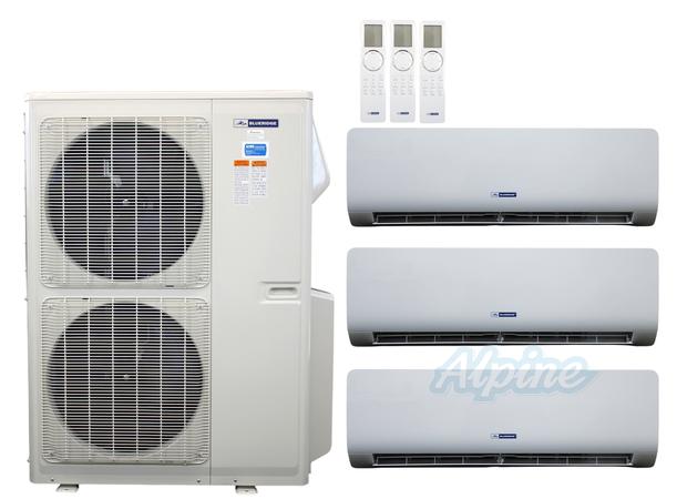Photo of Blueridge BXM2Z55UC0-12WM-18WM-24WM 55000 BTU (4.58 Ton) 3-Zone 21 SEER2 Inverter R-32 XM2 Series Heat Pump Ultra Cool/Ultra Heat System 63964