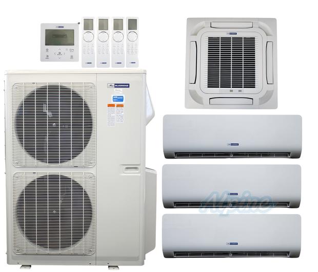 Photo of Blueridge BXM2Z55UC0-9CC8-9WM-12WM-24WM 55000 BTU (4.58 Ton) 4-Zone 21 SEER2 Inverter R-32 XM2 Series Heat Pump Ultra Cool/Ultra Heat System 63973