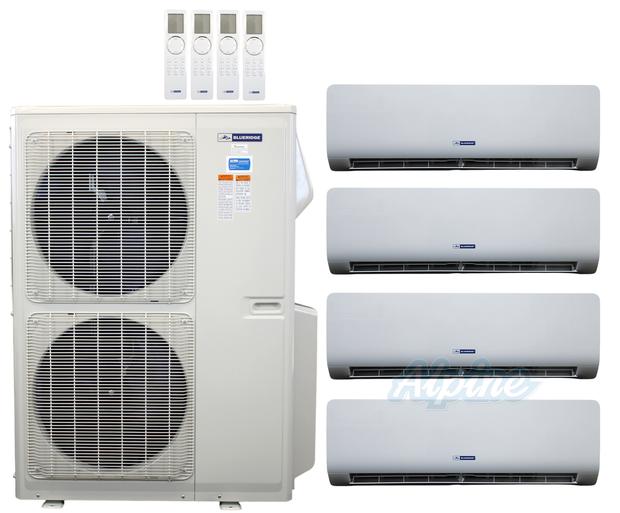 Photo of Blueridge BXM2Z55UC0-7WM-9WM-18WM-24WM 55000 BTU (4.58 Ton) 4-Zone 21 SEER2 Inverter R-32 XM2 Series Heat Pump Ultra Cool/Ultra Heat System 63971