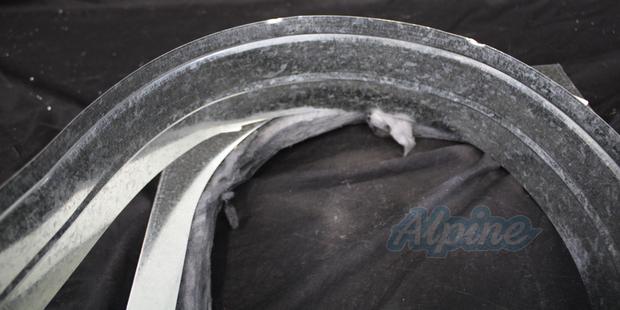 Photo of McDaniel Metals SQRPG103 (Item No. 706096) Square to Oval Adapters (18 Inch Dia) - Downflow - Large Chassis Goodman Self-Contained Units 51641