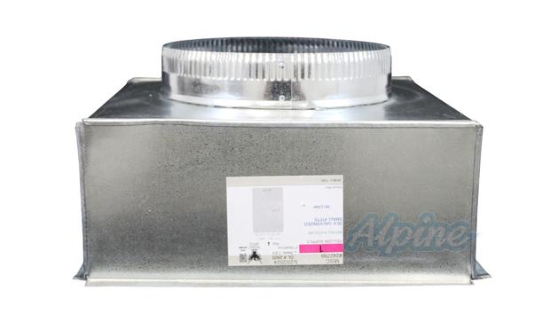 Photo of Alpine 14514510CRB (Item No. 722444) 14 1/2 x 14 1/2 x 10 (Round Connection) Non Insulated Ceiling Return Box 62541