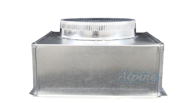 Photo of Alpine 14514510CRB (Item No. 722444) 14 1/2 x 14 1/2 x 10 (Round Connection) Non Insulated Ceiling Return Box 62542