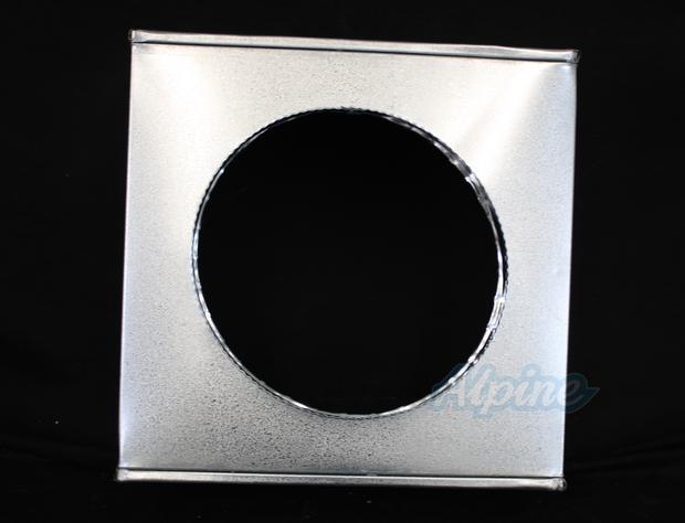 Photo of Alpine 14514510CRB (Item No. 722444) 14 1/2 x 14 1/2 x 10 (Round Connection) Non Insulated Ceiling Return Box 62544