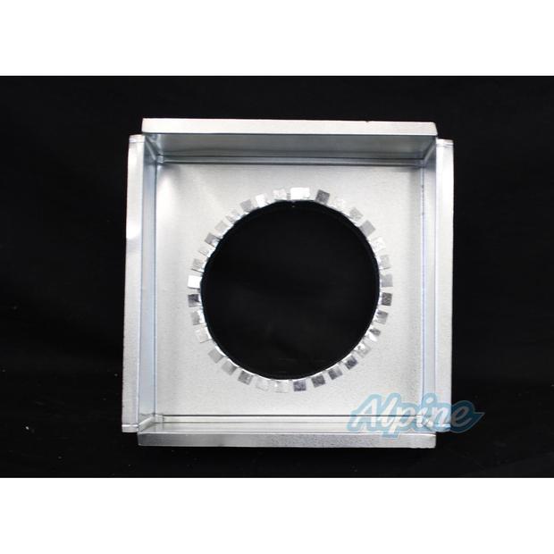 Photo of Alpine 14514510CRB (Item No. 722410) 14 1/2 x 14 1/2 x 10 (Round Connection) Non Insulated Ceiling Return Box 62620