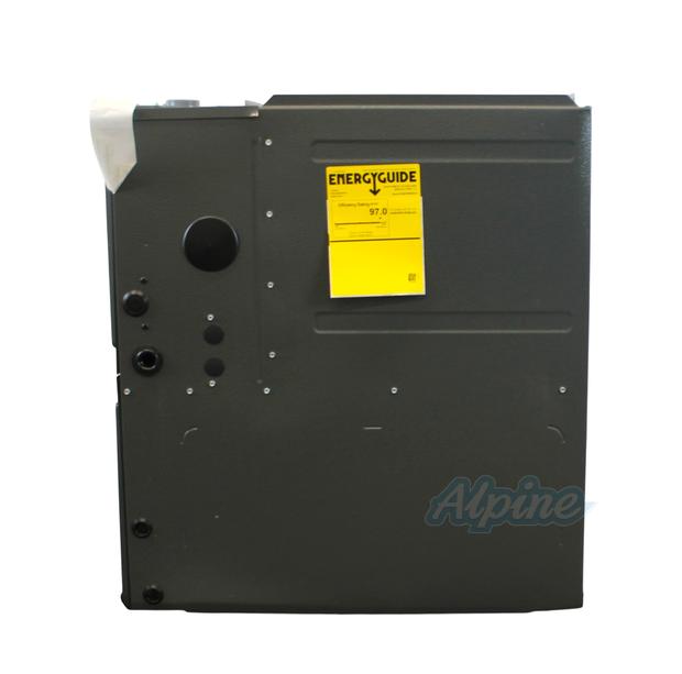Photo of Goodman GRVM970803BN (Item No. 736503) 80,000 BTU Furnace, 97% Efficiency, Modulating Burner, 1200 CFM, Variable Speed Blower, Upflow / Horizontal Flow Application, ComfortBridge Technology 61537