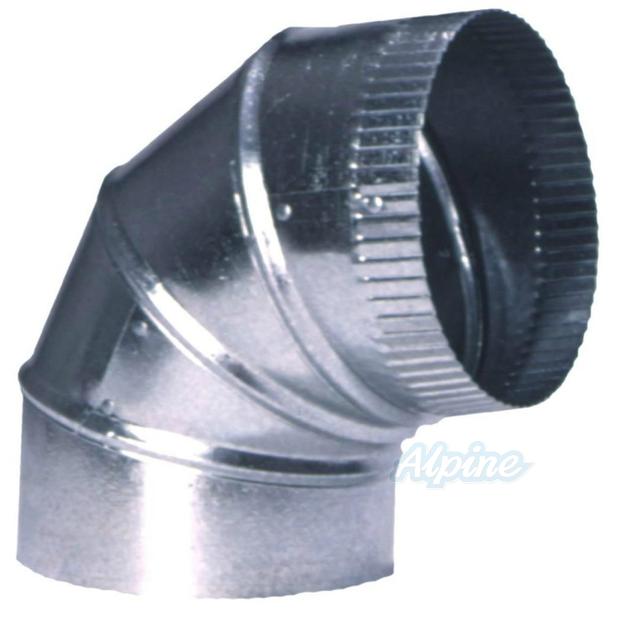 Photo of Alpine 90AE824 8" Diameter, 24 Gauge 90° Adjustable Elbow 12110