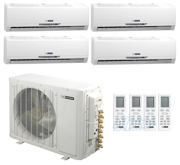 Photo of Blueridge BMKH30DM21G3-9W-9W-9W-12W 30,000 BTU (2.5 Ton) 21 SEER Four Zone Ductless Mini-Split Heat Pump System- ETA 09/15 28126