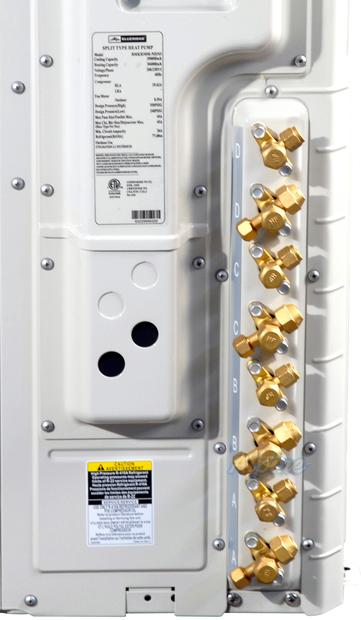 Blueridge BMKH3021-18W-18C 28,400 BTU (2.4 Ton) 2-Zone 21 SEER2 ...