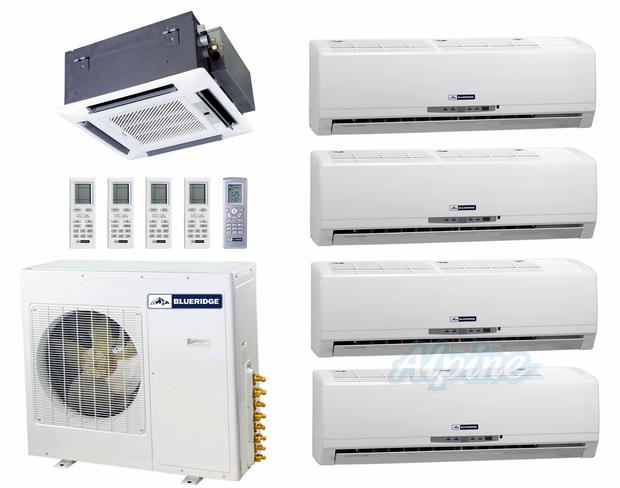 Blueridge BMKH42DM16-9W-9W-9W-9W-24C 42,000 BTU (3.5 Ton) 16 SEER ...