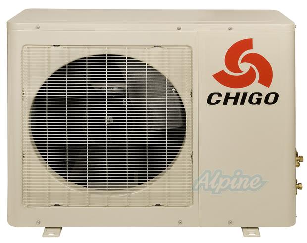 Photo of Chigo QCHD24 24,000 BTU Cooling (2 Ton), 25,000 BTU Heating, 14.2 SEER Heating/Cooling (Heat Pump), Dual-Zone Mini-Split System, 230 Volts, R-410A Refrigerant 9913