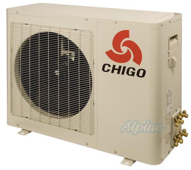 Photo of Chigo QCHD24 24,000 BTU Cooling (2 Ton), 25,000 BTU Heating, 14.2 SEER Heating/Cooling (Heat Pump), Dual-Zone Mini-Split System, 230 Volts, R-410A Refrigerant 9914