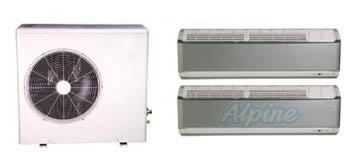 Photo of Comfort-Aire MMH24DA-1 2 Ton, 13 SEER Heating/Cooling (Heat Pump), Dual-Zone Mini-Split System, 220 Volts, R-410A Refrigerant 6590