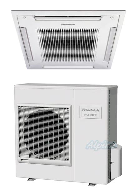 Photo of Friedrich C24YF 2 Ton, 15 SEER Heating / Cooling (Heat Pump), Ceiling Cassette Mount Mini-Split System, 220 Volts, R-410A Refrigerant 7811