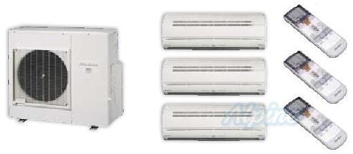 Photo of Friedrich M27TYF 27,600 BTU Cooling (2.3 Ton), 33,600 BTU Heating, 15 SEER Heating / Cooling (Heat Pump), Three-Zone Mini-Split System, 220 Volts, R-410A Refrigerant 6166