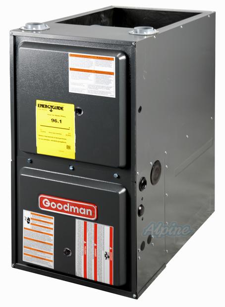 Goodman GC9C960603BN 60,000 BTU Furnace, 96% Efficiency, 2 Stage Burner,  1,200 CFM, Multi-Speed Downflow/Horizontal flow Application